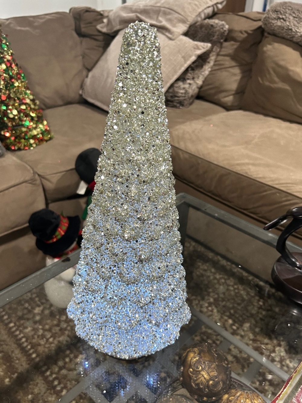 Bebe Lighted Christmas Tree